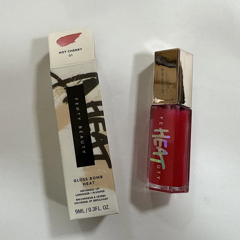 Fenty Beauty Gloss Bomb Lip Glaze متعدد الألوان ترطيب تألق بريق الشفاه سمنة ماكياج المبتدئين السائل أحمر الشفاه ماكياج مستحضرات التجميل