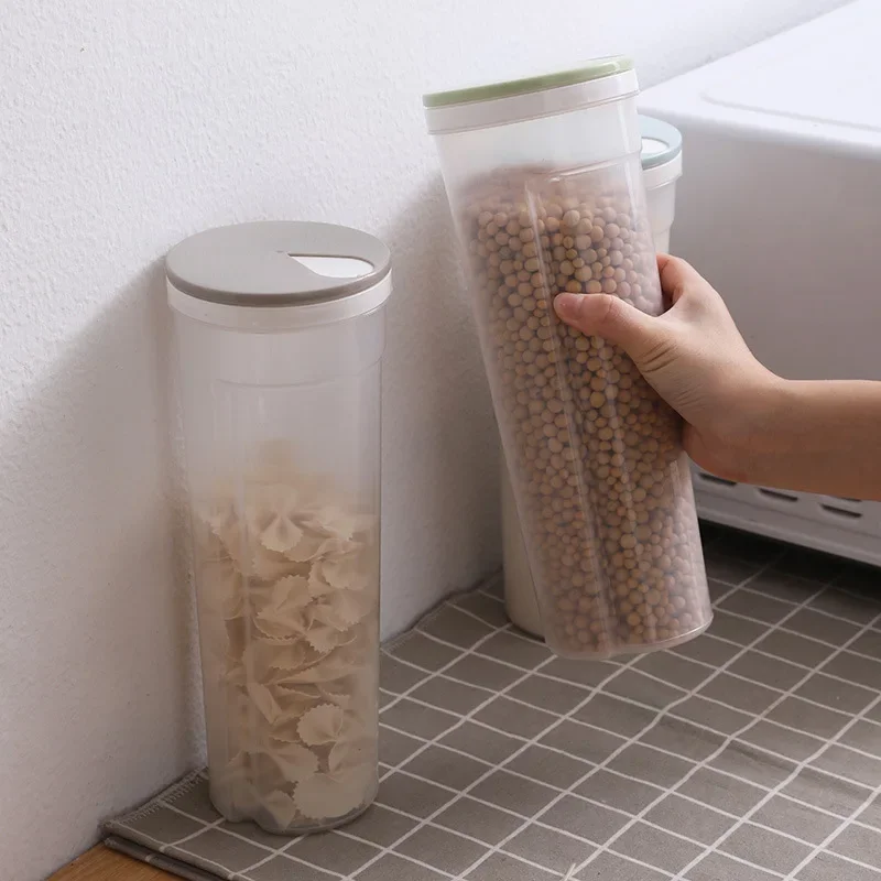 Noodles Sealed Can Kitchen Accessories Food Grade Plastic Kitchen Storage & Organization Quantitative Divided Can Storage Box