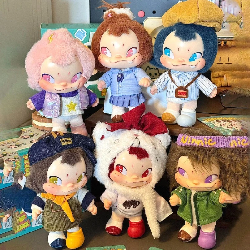 

NINNIC Бесплатная и формальная серия «Кто Нинник», слепая коробка, загадочная коробка, виниловая сумка для лица, подвеска, кукла Kawaii, модная игрушка, праздничные подарки