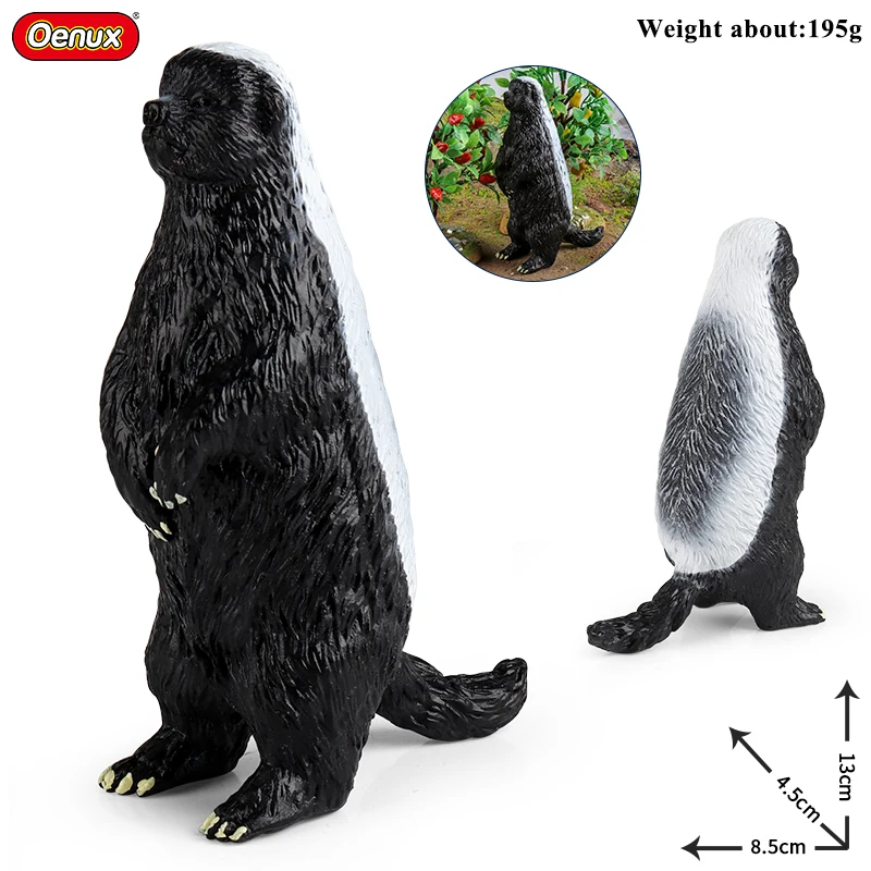 Oenux wilde Mammut Chamäleon Eidechse Wolf Bär Hahn Modell Action figuren solide PVC Tier Figur Sammlung Spielzeug Kinder Geschenk