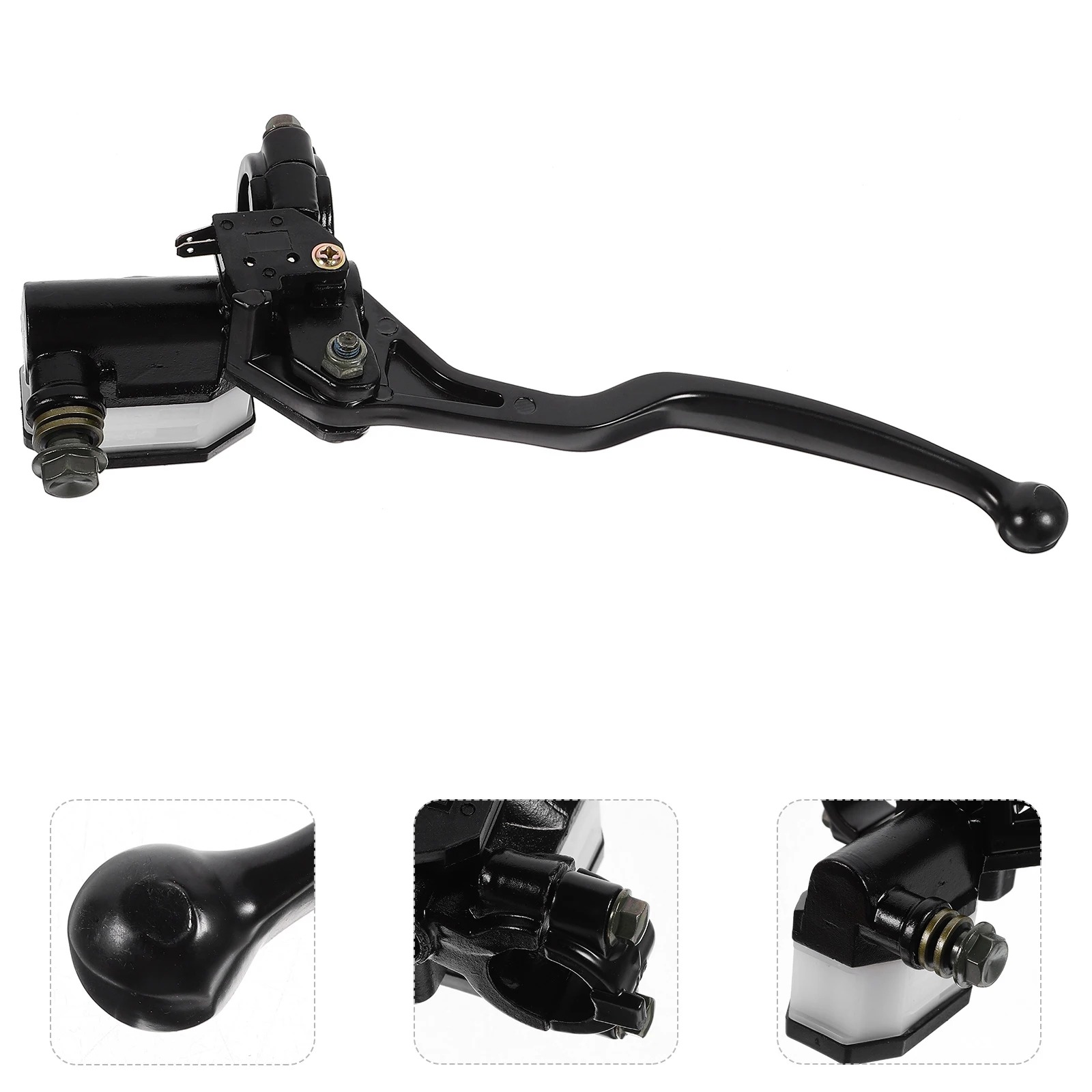 

Sturdy Iron Motorcycle Brake Oil Reservoir Tank Brake Clutch Fluid Cup Durable Pump Assembly Easy Install Compatible Gs125