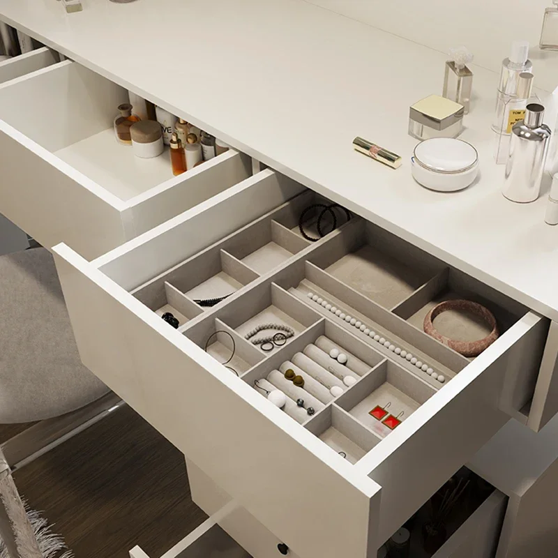 럭셔리 드레싱 테이블 스토리지 저렴한 옷 서랍 주최자 드레서 가구 Coiffeuse Mesa De Maquillaje 홈 가구