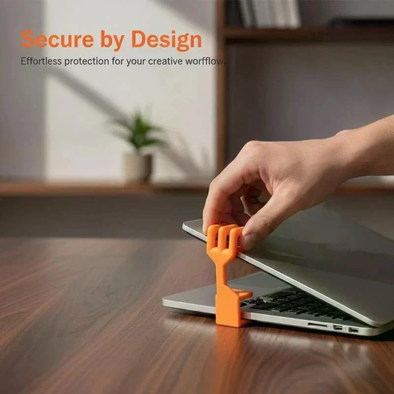 Creative Hand Shaped Laptop Lid Holder Notebook Screen Support Bracket Portable Cooling Elevation Accessory For Office Use