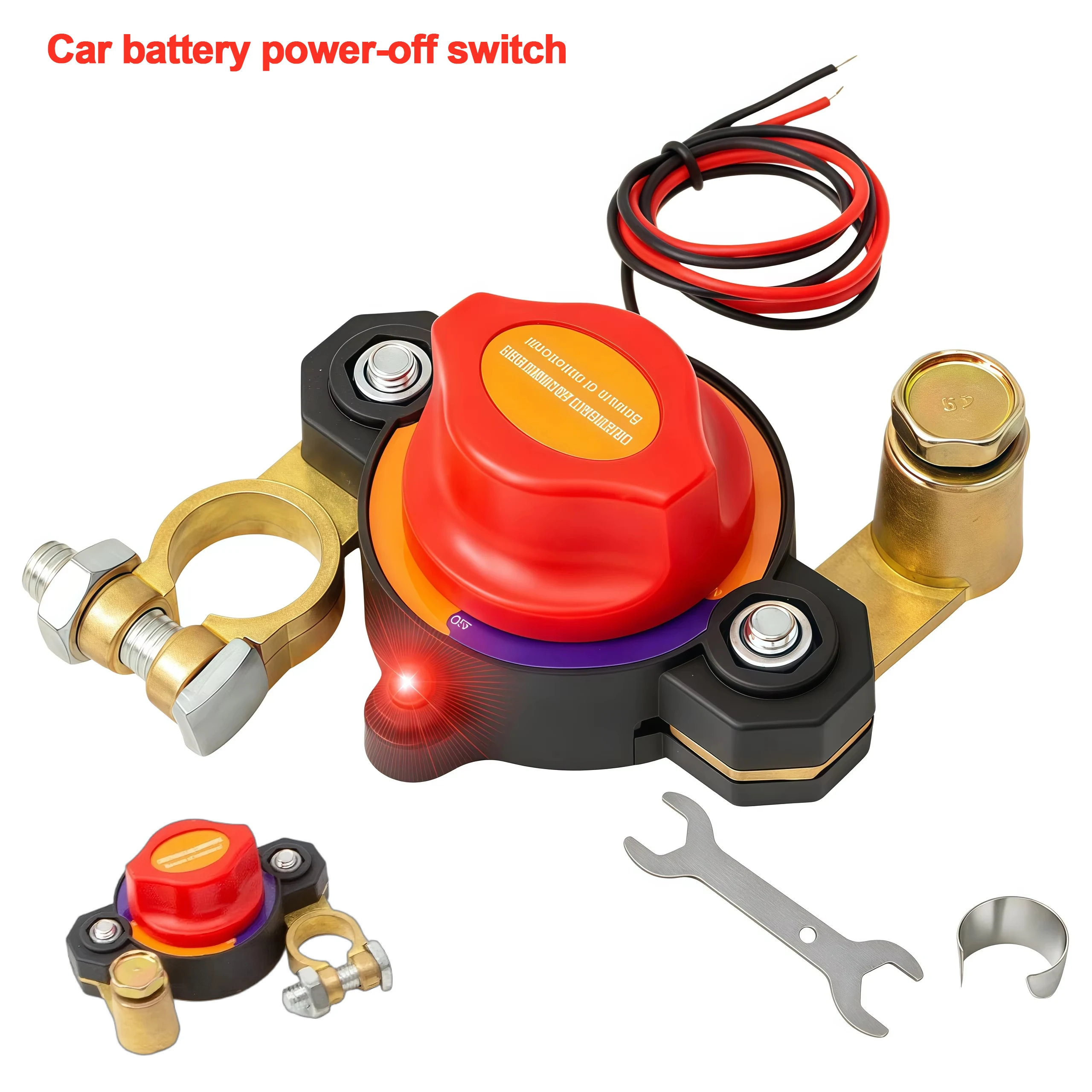 12V-24V Auto-Batterie-Trennschalter Ein/Aus Batterie-Isolierungs- und Stromschutzschalter für Fahrzeuge - Leckageschutz und Batterieschutz