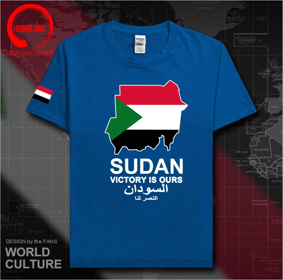 North Sudan SDN Juba Mens T Shirt New Tops T-shirt Short Sleeve Clothes Sweatshirt National Team Country Flag Summer Fashion Tee