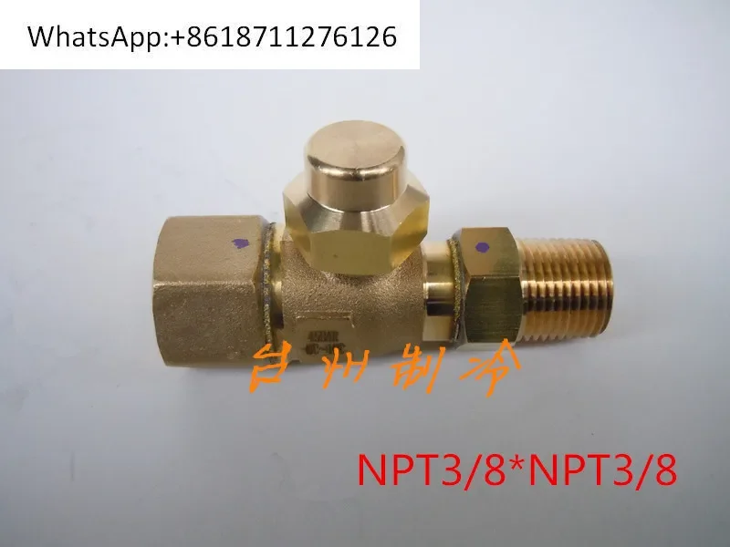 Screw semi-closed through valve Freezer safety valve Ball valve Refrigeration ball Air conditioning globe NPT3/8