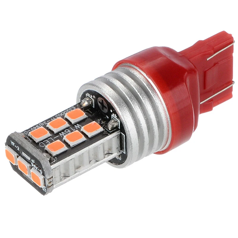 

Turn signal Brake Aluminum Stop light Dual filament Super bright Indicator Flashing Car Auto LED Bulb Lamp T20 7443 15SMD