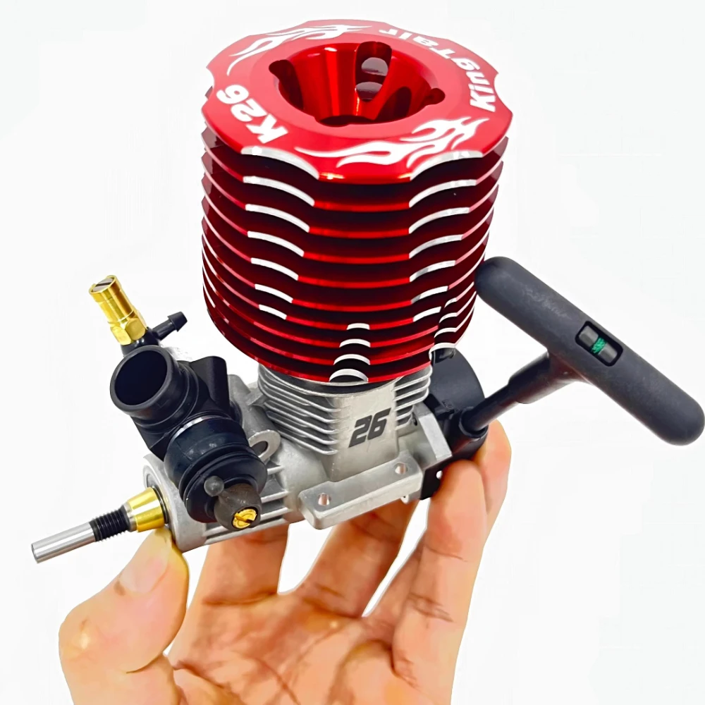 RC Car Model Engine 1/8 Remote Control Car 26-level Methanol Engine Flat Run Off-road Truck Monster Truck Engine Model Toys