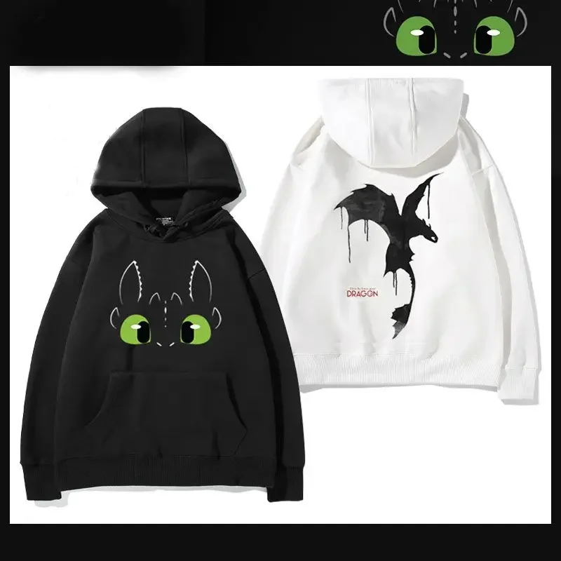 

Новое поступление, толстовка с капюшоном Taming Dragon Master, беззубая анимация, зимняя свободная уличная куртка в стиле ретро для мальчиков и девочек, пуловеры, топы