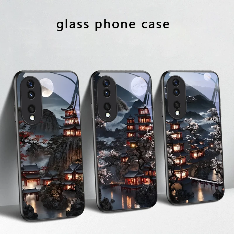 

Moonlight Fairy Trail For Honor X5 Plus X30 X9c Smart X5b X9a X30 Max X50i 30 Pro 50 Pro 70 90Smart 200 Lite Glass Phone Case