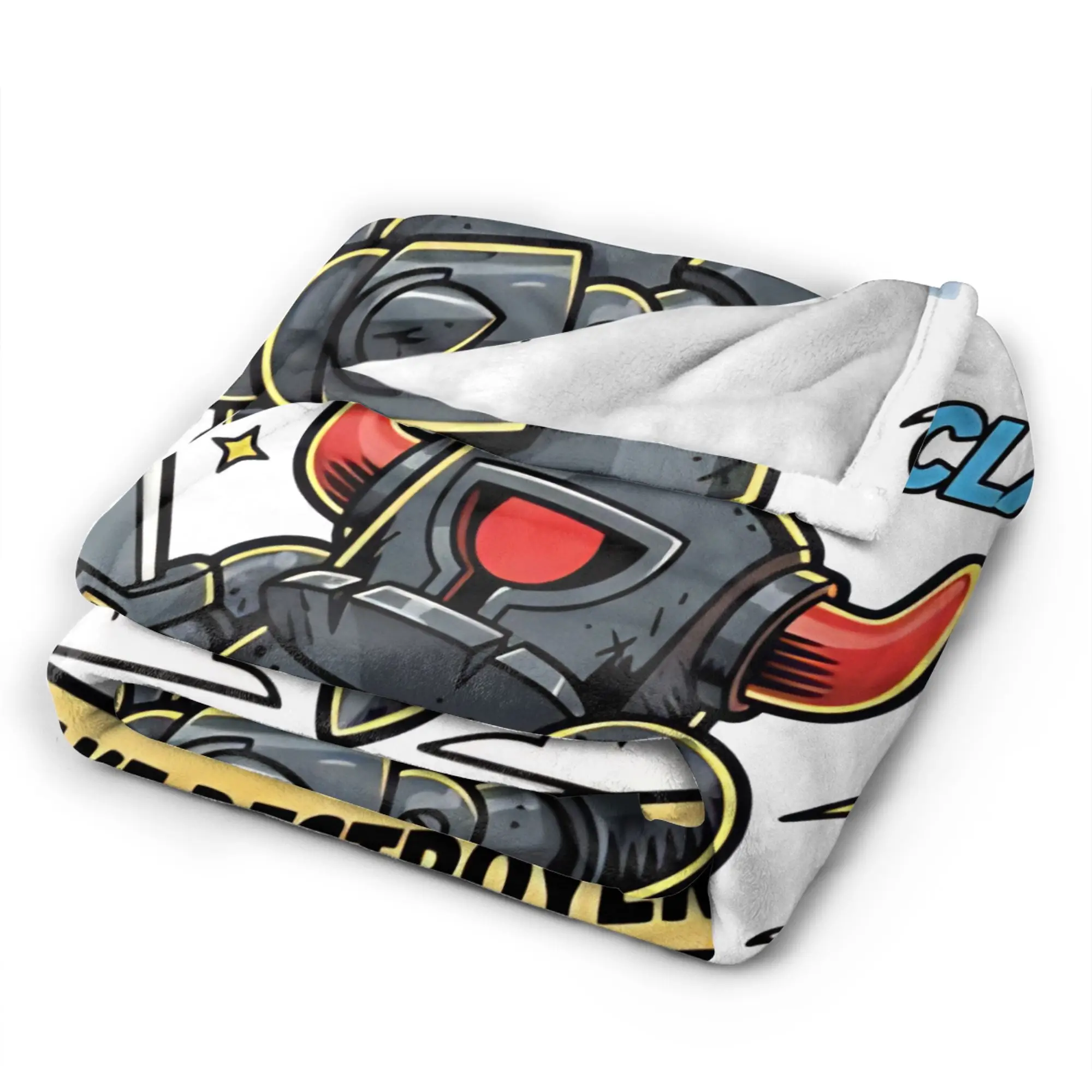 بطانية لعبة Mini Clashes Royaleds بطانية رمي دافئة جديدة من القطيفة لمطعم المنزل في الخريف/الشتاء #5