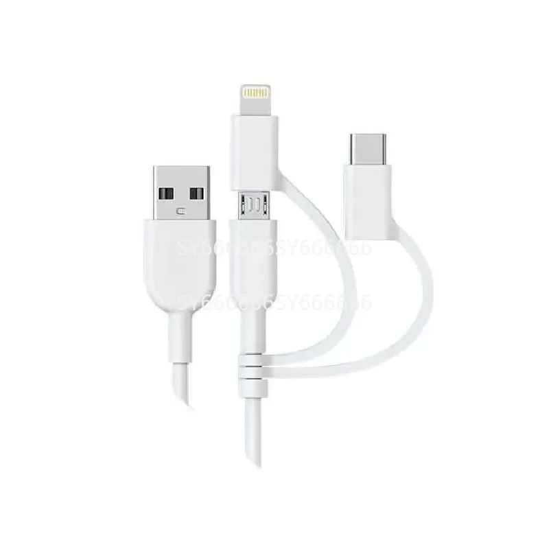 New Three‑In‑One Fast Charging Cable Compatible With Anker Multi Head Car USB Data Cable