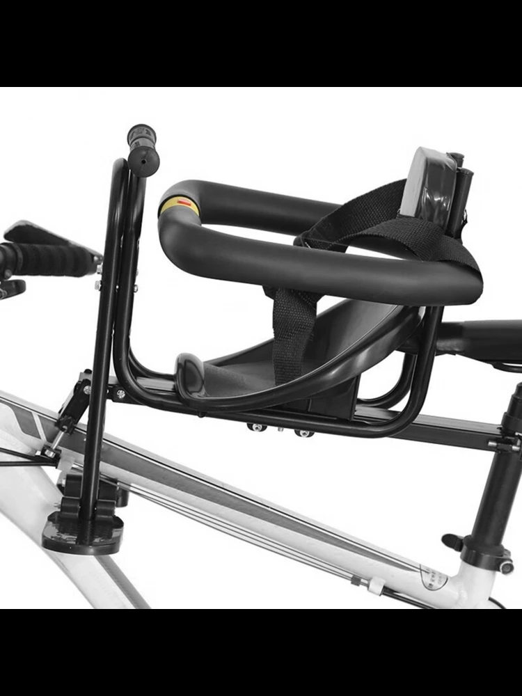 AliExpress Qiilu Front Bicycle Seat Child Safety Child Saddle with Pedals Lightweight and Durable Easy Using Brand New Parts for MTB Road Bike