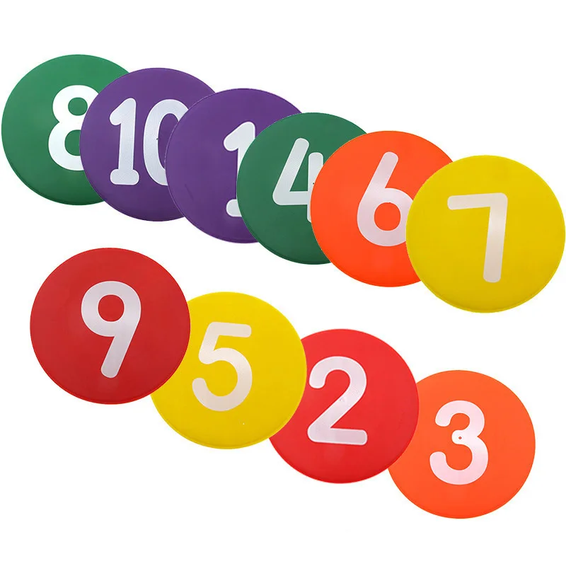 Numbered Spot Markers For Sports Basketball Football Training Adults Children Sensory Integration Toys Hopscotch Floor Mat
