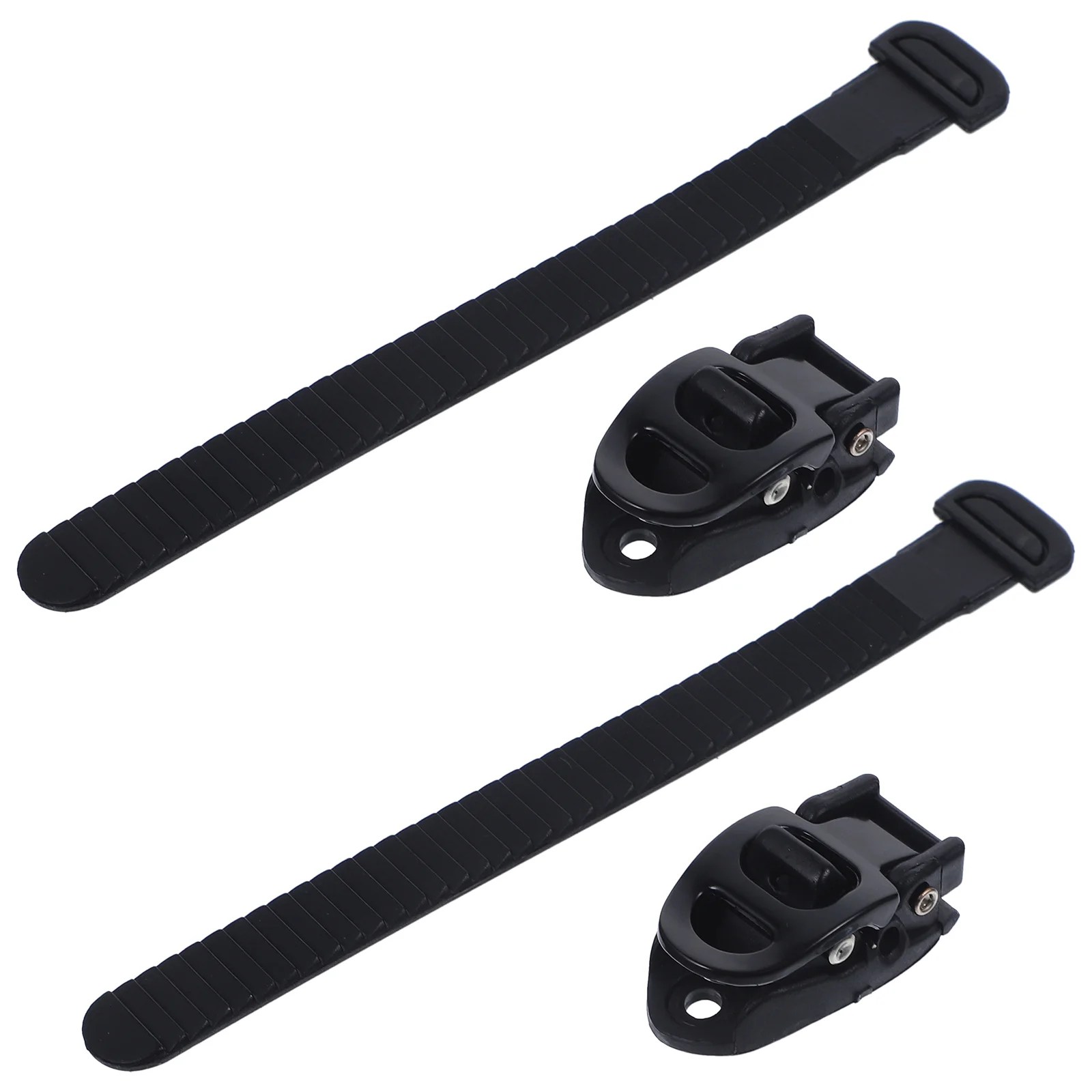2 Sets Skate Buckle Kids Ice Skates Leash Replaceable Straps Roller Supplies Pvc Buckles for Portable Child