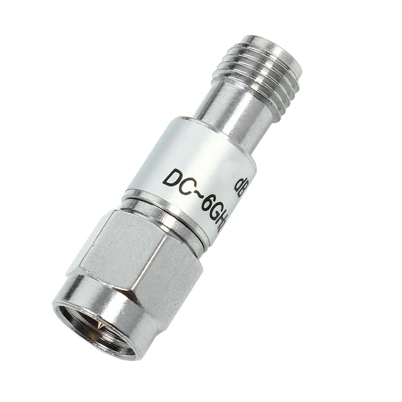 Free shipping 8GHz 2W SMA Fixed Attenuator 50ohm 3db 5db 6db 10db 15db 20db 30db 40db 50db 60db RF Coax Connectors