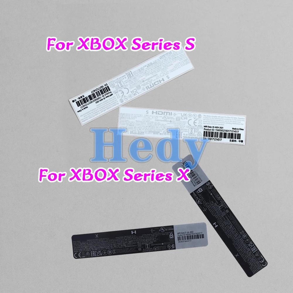 XBOX 시리즈 S용 XBOX 시리즈 X 콘솔 호스트 스티커 라벨용 2개
