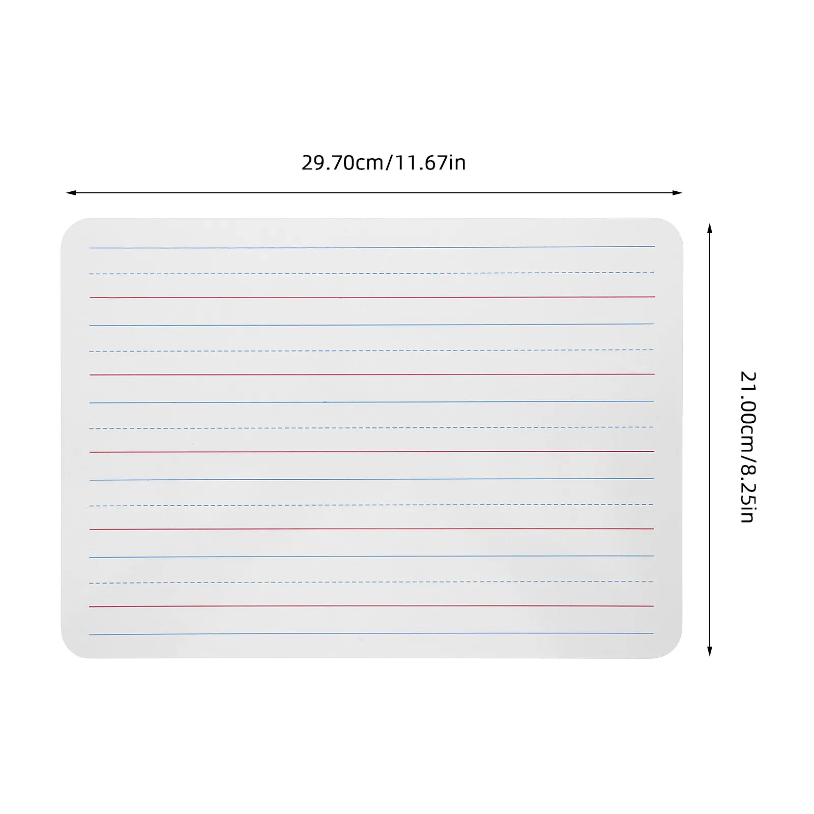 Learning Whiteboard Small Dry Erase Board for Three Space Design Double Sided Writing Drawing Educational
