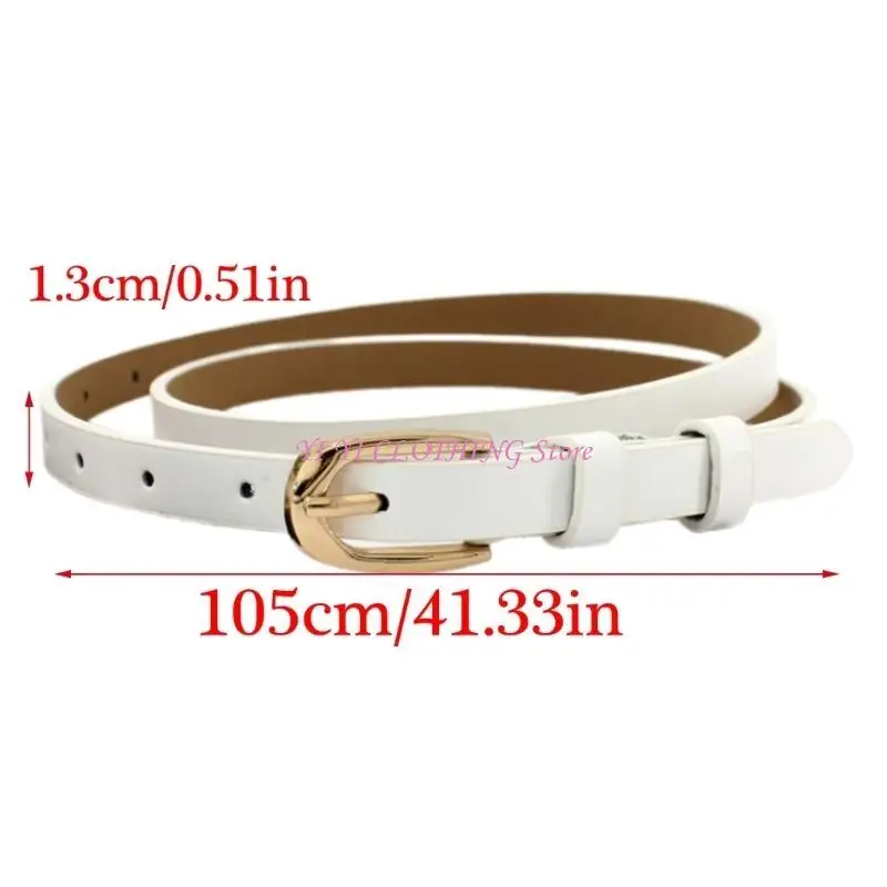 N5KF elegante cinturón cintura cuero piel sintética Cincher para mujeres Evento social negocios Diario Whingy Solid