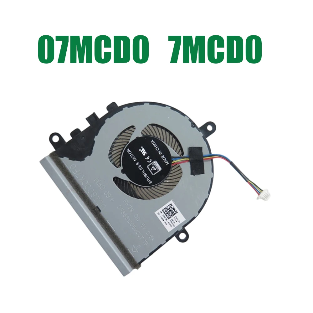 For DELL For Inspiron 3583 3584 3585 5575 For Vostro 3400 3401 3405 2021 07MCD0 7MCD0 PB7806S05HN2 DFS531005MC0T FK39 CPU Fan