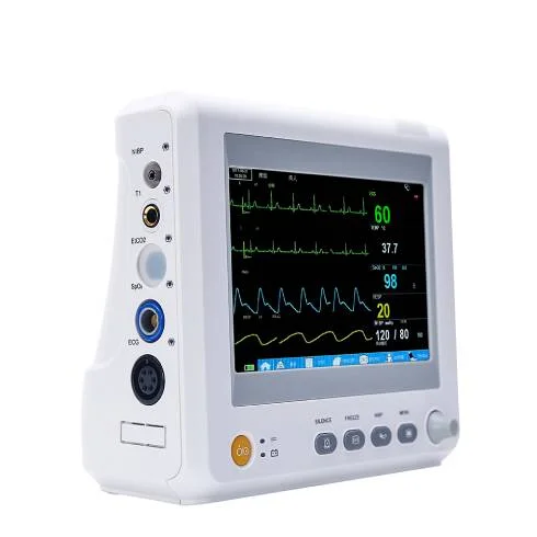 Yonker M8 7-параметрический медицинский монитор пациента SpO2 8-дюймовые прикроватные многопараметрические мониторы ICU