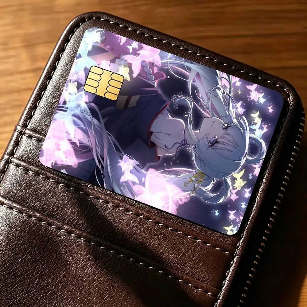 K-Kaguya C-Cosmic Princess Kaguya Credit Card HD Stickers Small Chip Waterproof Sticker Game Card Decal Gift