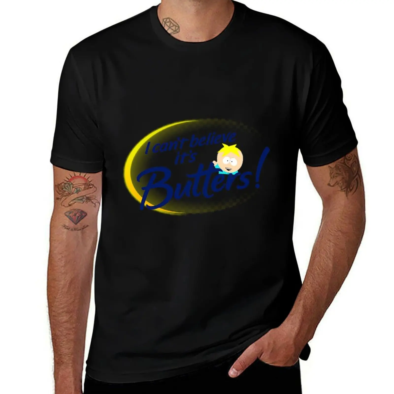 I can't believe it's Butters! T-Shirt man t shirts cotton T-Shirt