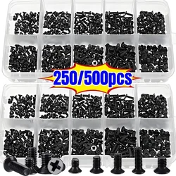 Screw Set KM2 2.5 KM3Machine Laptop Screws Flat Head Drive Accessories for Repair Computer Electronic Laptop Screws Kit