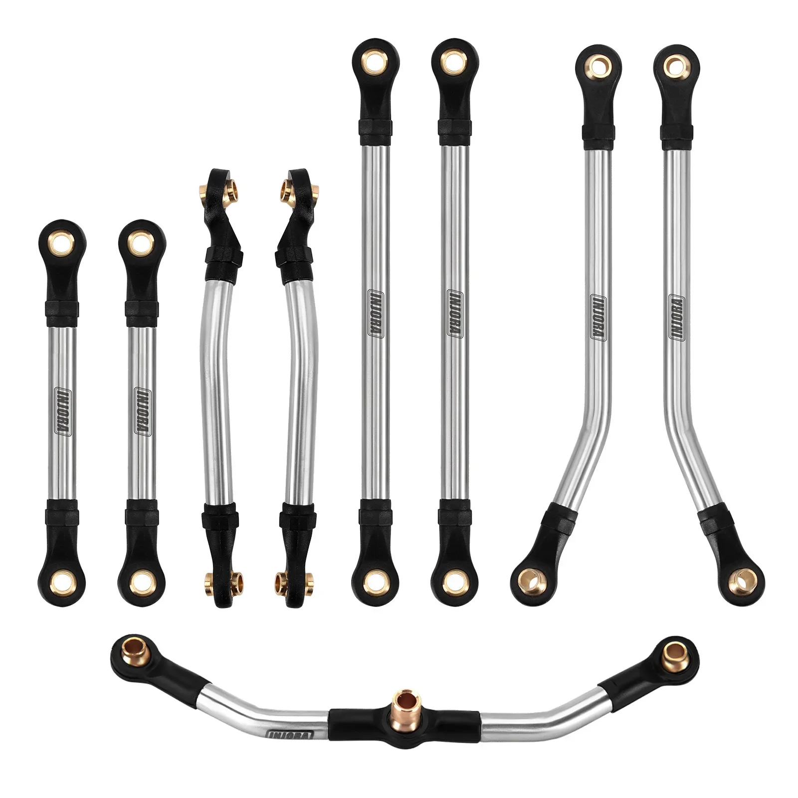 

Набор звеньев рулевого управления из нержавеющей стали для 1/18 RC Crawler TRX4M High Trail K10