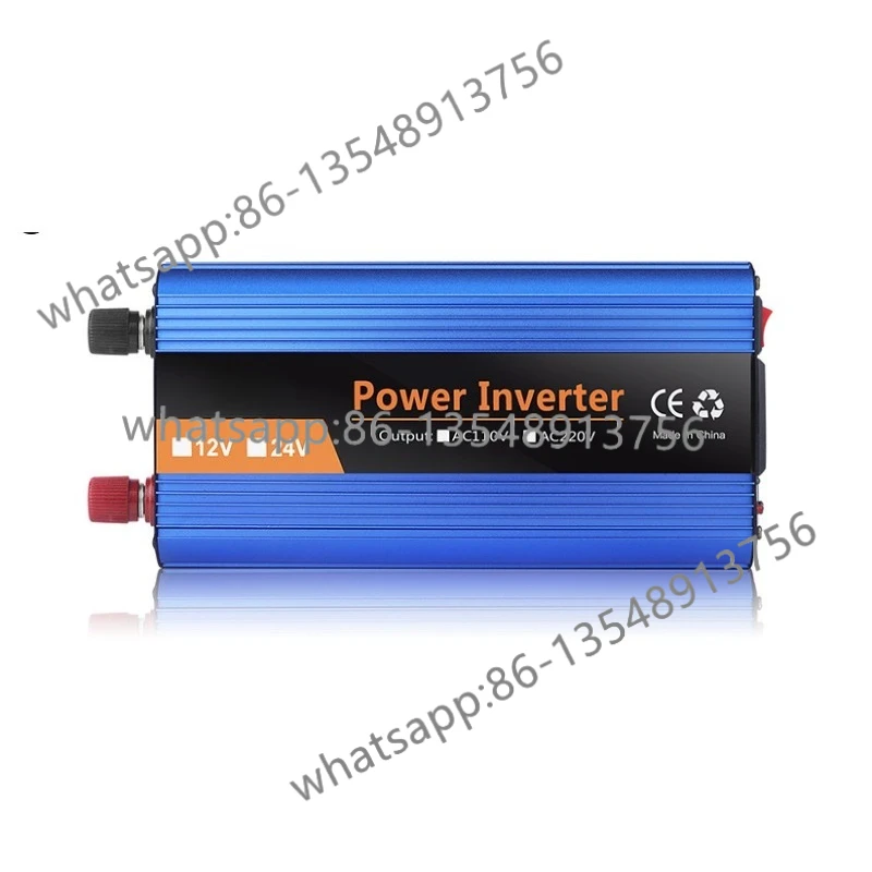 

Умный автомобильный инвертор мощностью 500 Вт | Интеллектуальный преобразователь 12 В/24 В/36 В/48 В/60 В на 220 В с цифровым дисплеем