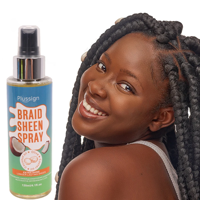 Oil Sheen Hair Spray For Braids Anti-Itch Dreadlocks Oil Hair And Scalp Protector Oil For Hair Care ,Moisturizes,Add Extra Shine