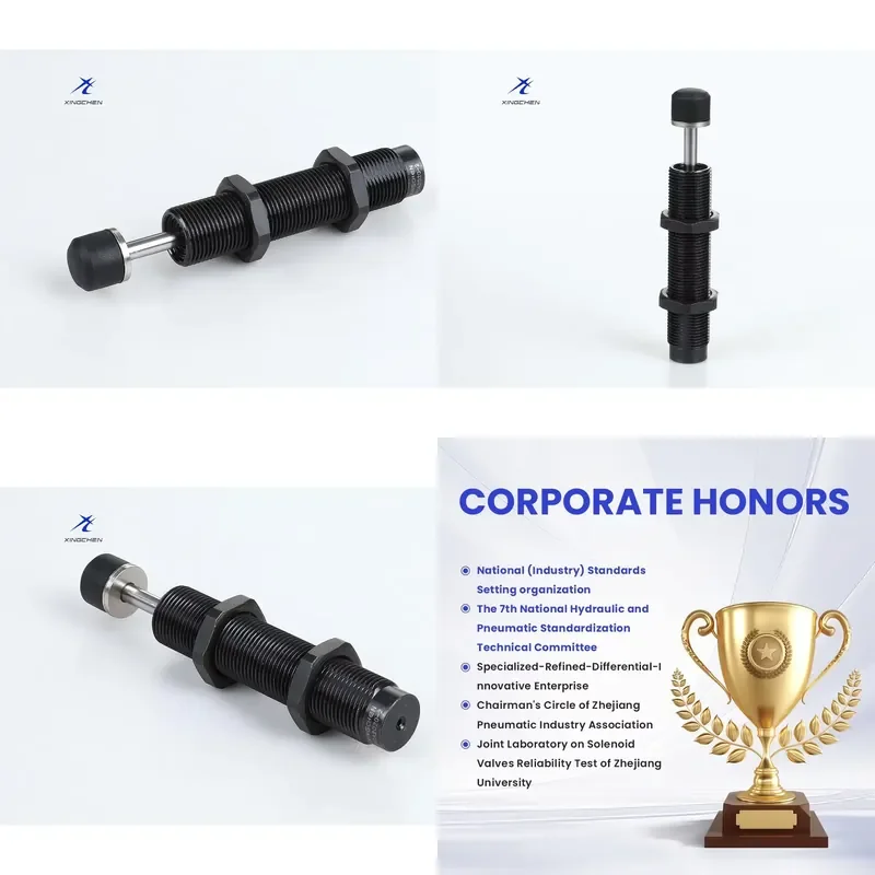 AC 2016-2 Hydraulic Shock Absorber M20 Adjustable Industrial Oil Buffer Damper 1