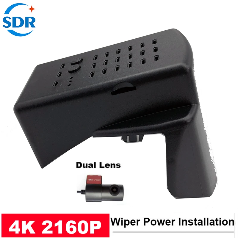 4K UHD Mini Camera WiFi Driving Recorder Plug And Play Dual lens Dash Cam for Volvo XC90 2022 2021 With GPS Tracks & APP Watch