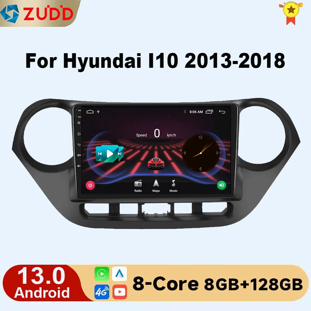 

Carplay DSP Android 10 Car Radio For Hyundai I10 2013 - 2018 Multimedia Player 2 Din DVD GPS Navigation Carplay Head Unit 2din