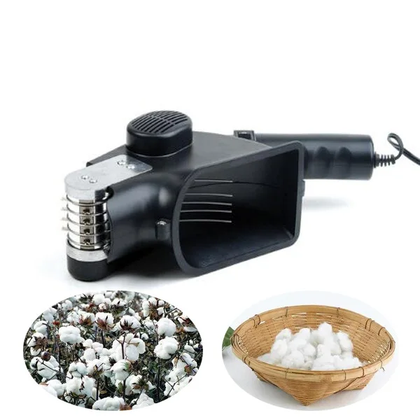 Portable Electric Cotton Picker 20-30kg/h Handheld Mini Cotton Harvesting Machine Rechargeable for Small Farm Cotton Field