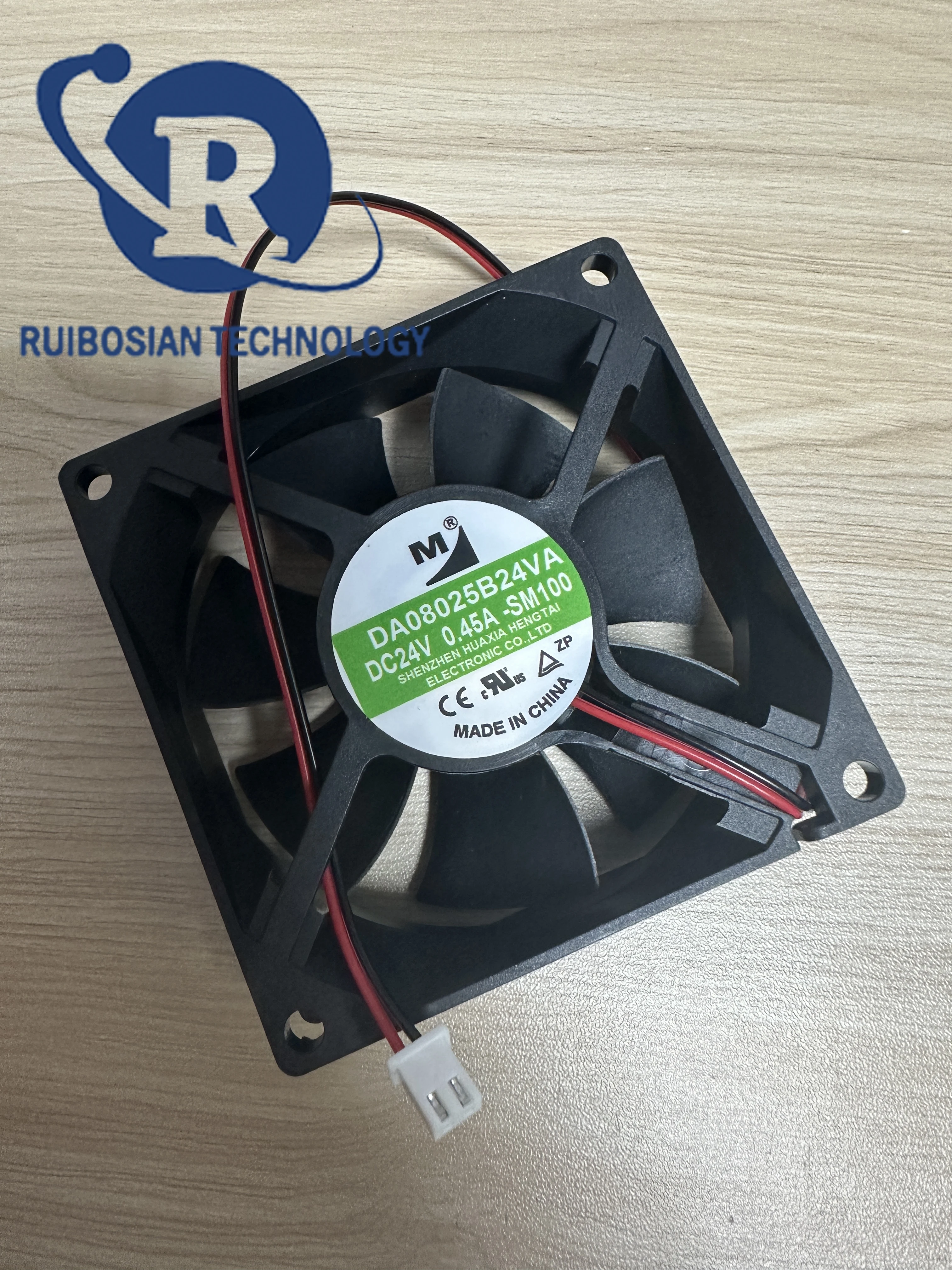 DA08025B24VA-SM100 DA08025B24A 8025 8CM 24V 0.45A  2-wire inverter cooling fan