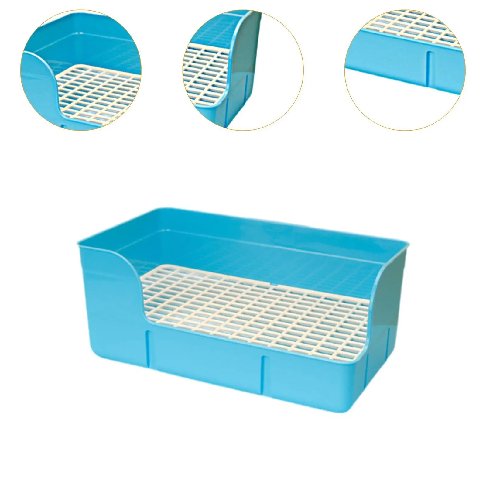 Anti-Splash Small Pet Litter Pan 5