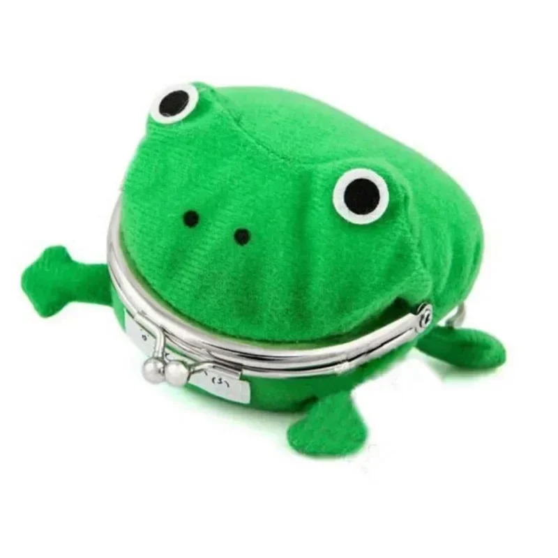 Frosch Mini Tasche japanischen Stil Brieftasche Anime Cartoon Brieftasche Geldbörse Manga Flanell Geldbörse Münzhalter Cosplay Requisiten Frosch Brieftasche