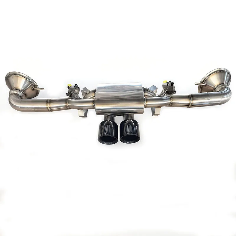SDO Mirror Polished 1.5mm Thick Stainless Steel High-Performance Valvetronic Catback Exhaust System  911 992 GT3 4.0L