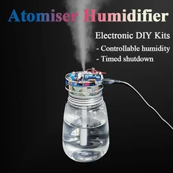 Atomizer USB elektroniczny zestaw do majsterkowania mikrokontroler STC nawilżacza przełącznik czasowy lutowanie elektroniczne montażu praktyki luźnych części