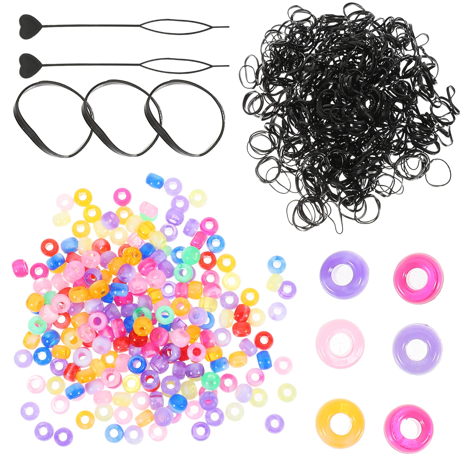 

Ведро из бисера, аксессуары для волос для девочек, плетение украшений, инструмент для бисера для Diy, бусины, косы, дреды, смоляные дреды, кольцо