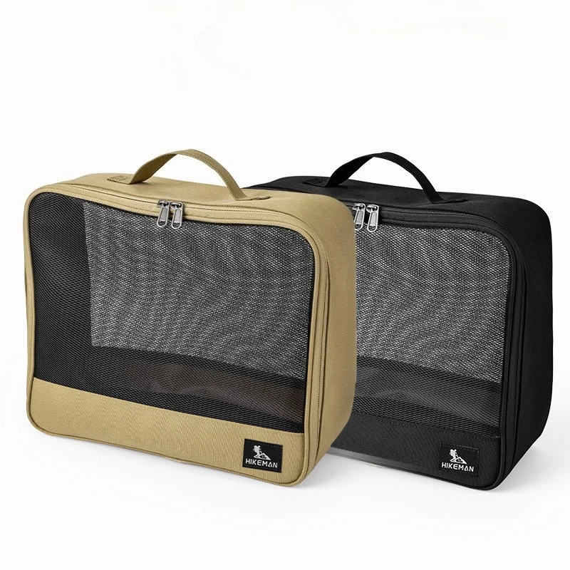 حقيبة تخزين للتخييم في الهواء الطلق، حقيبة داخلية ذات سعة كبيرة، تخزين للسفر وحقيبة متنوعة لتخزين أدوات المائدة وأدوات الزينة #1