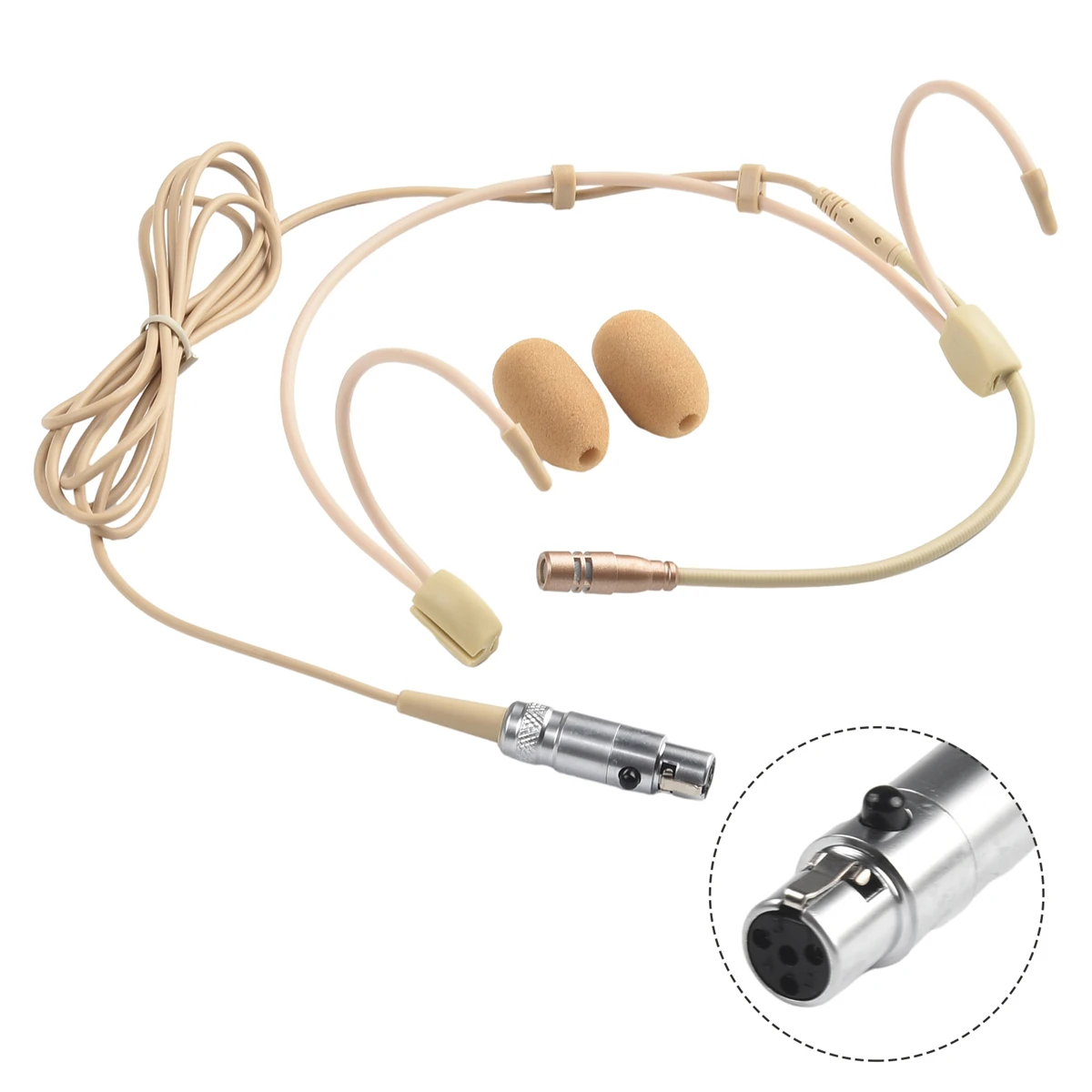 

Для Shure кардиоидная гарнитура с двойным ушным крючком, головной микрофон, беспроводная система, настенный микрофон для обучения конференций