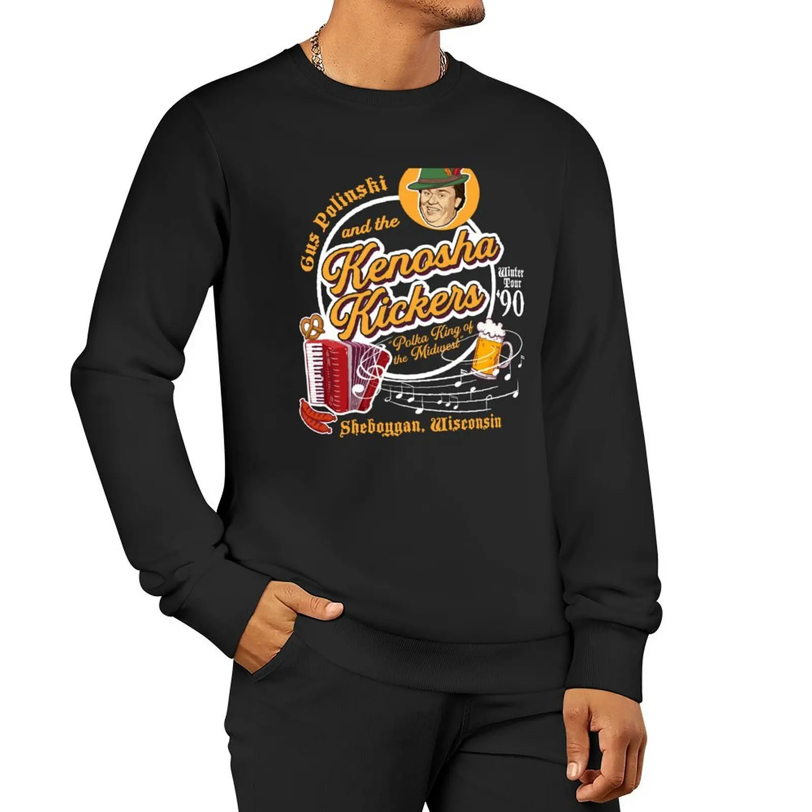 Gus Polinski and the Kenosha Kickers Sweatshirt winter clothes autumn new products oversize sweatshirts