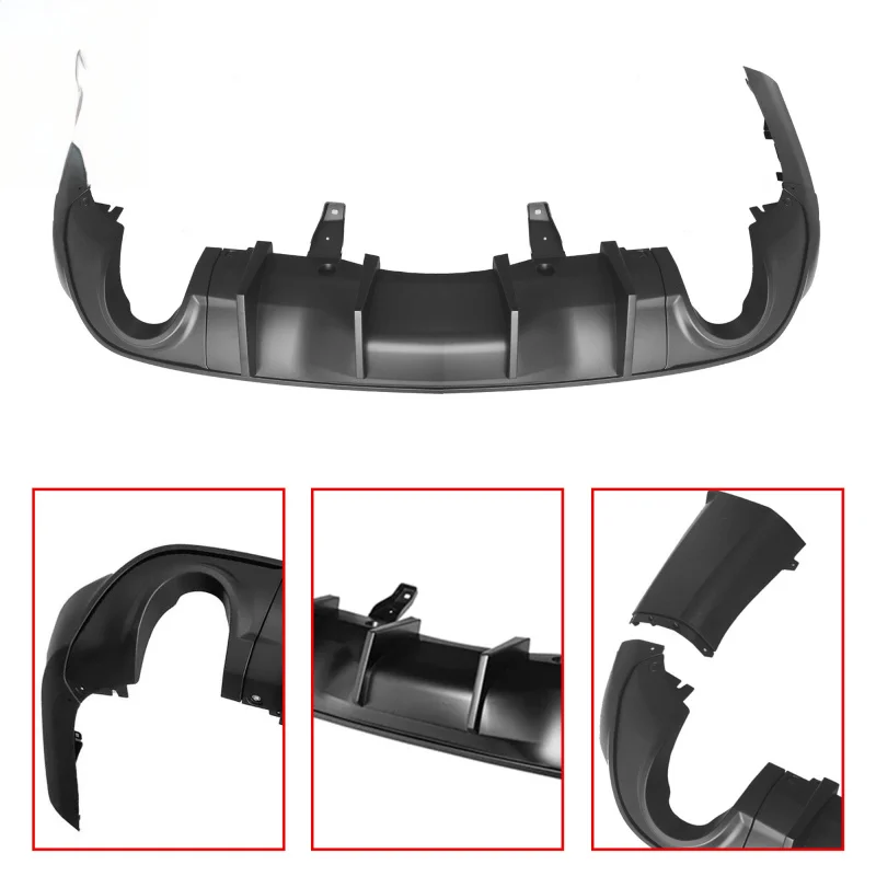 High Quality Factory Wholesale Rear Bumper Lip Rear Diffuser Racing Exterior Modification Body Kit Accessories Fit For Mid Size
