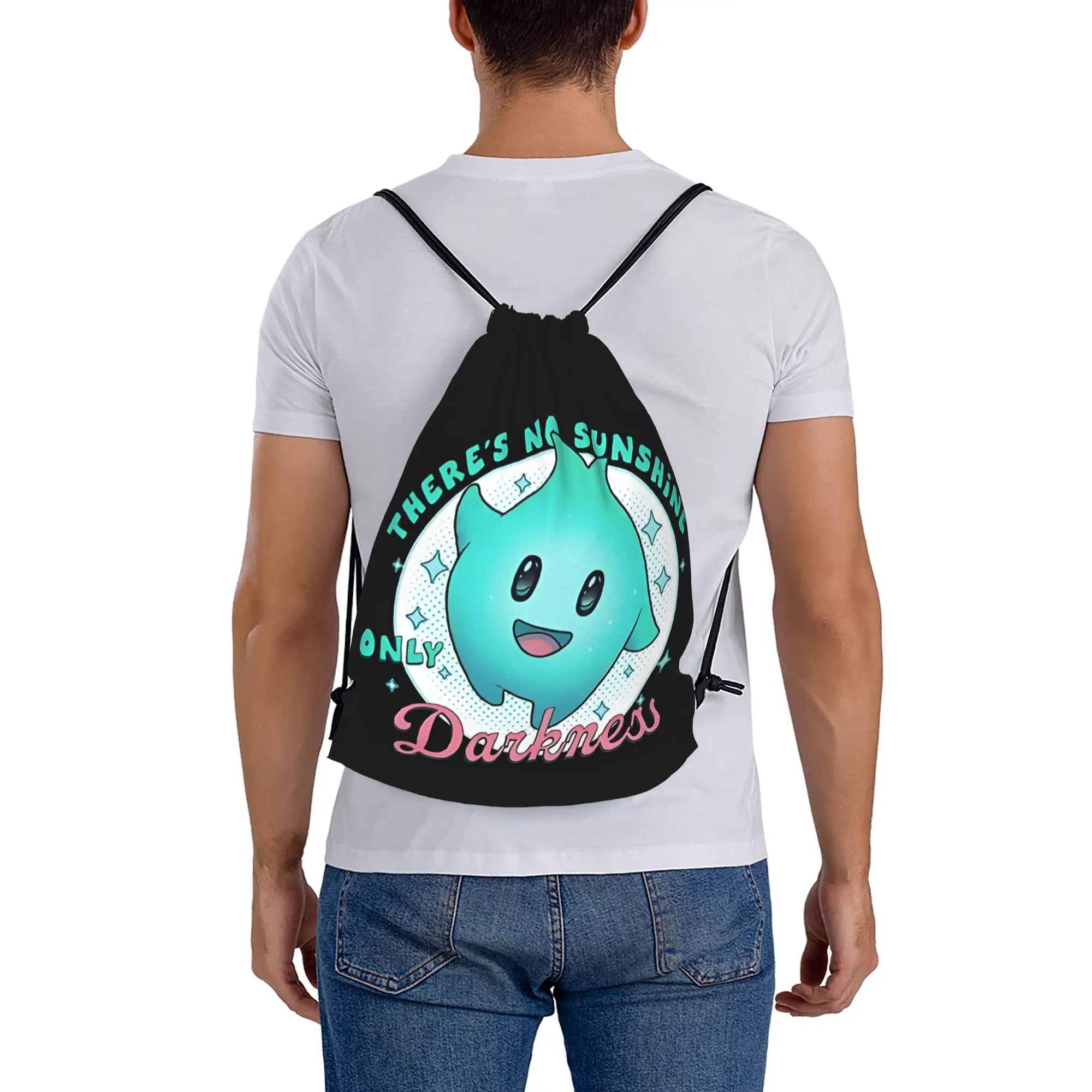 Lumalee 10  Drawstring Bags Sports Unisex Storage Organize Bundle Pocket Rope Bag