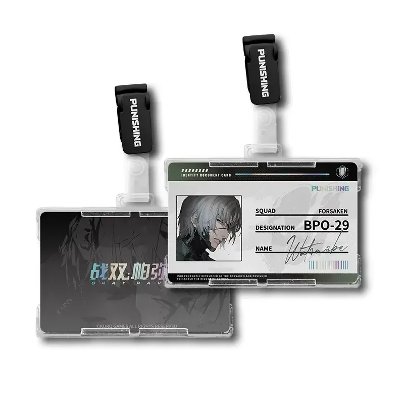 CosplaySunsyea PUNISHING: Cubierta de tarjeta oficial de la serie Merch JT de RAVEN GRIS Lucia Watanabe Lee Lamia