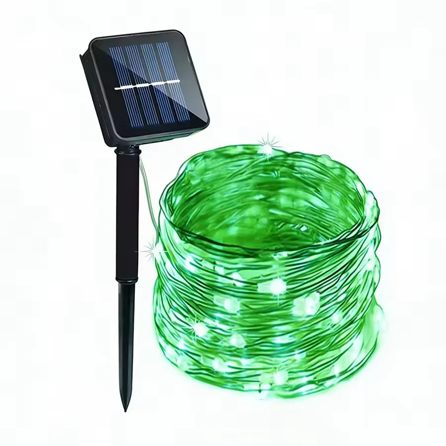 Xmas Outdoor Lighting Decorations - Solar-Lichterkette für Außenbereich, Wasserdichte Garten-Weihnachtsdekoration, Xmas-Girlande,