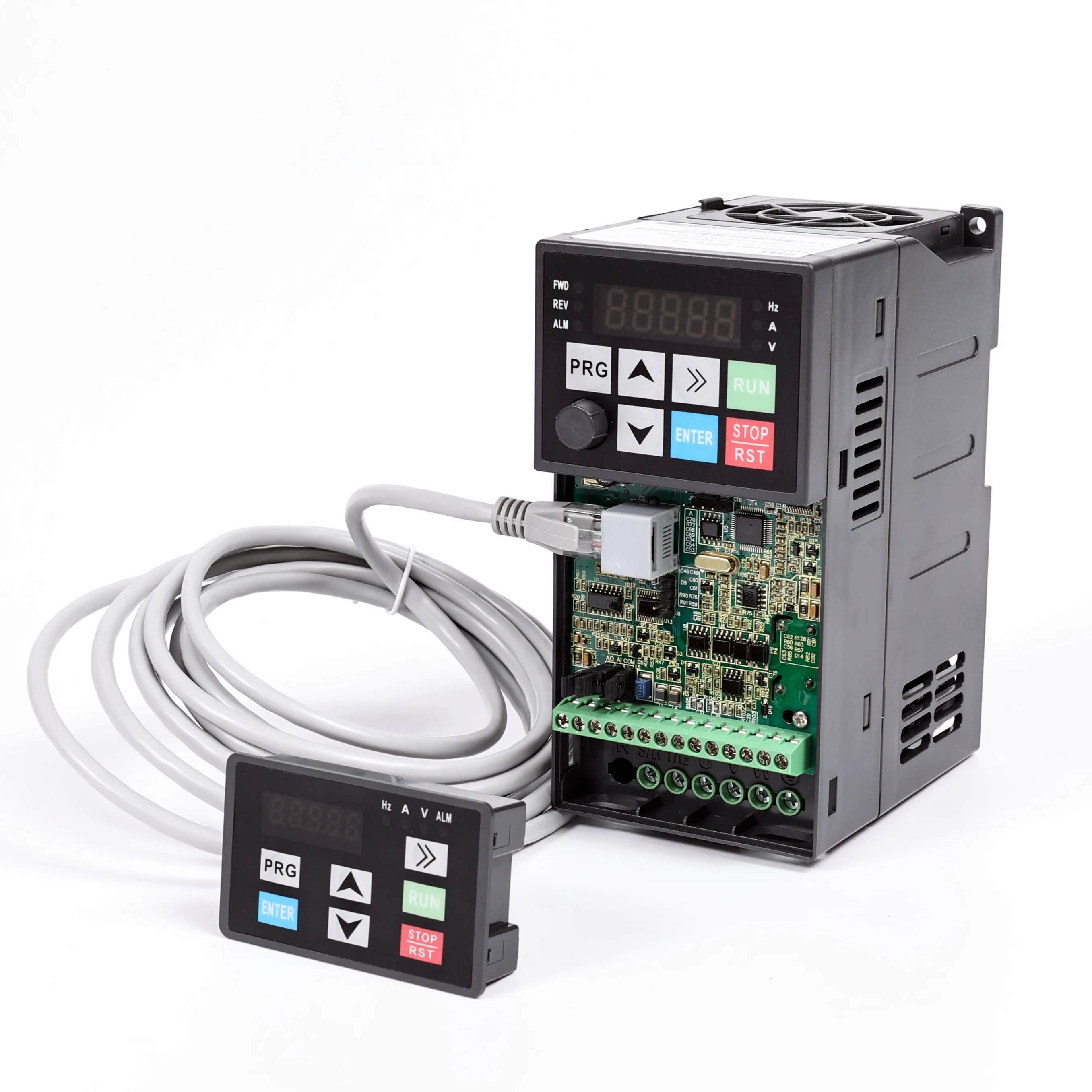Industrial Permanent Magnet Synchronous Motor PMSM VFD Inverter 0.4KW-1.5KW 220V-230V RS485 Variable Frequency Drive for Motor C