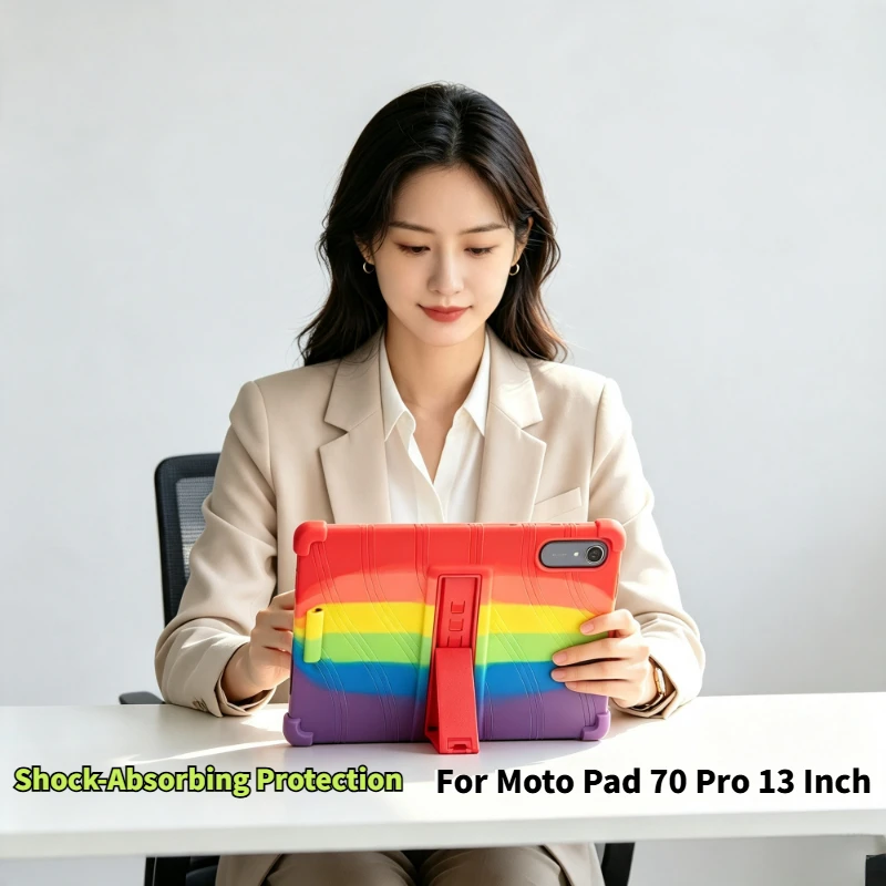 Shockproof Silicone Case For Motorola Moto Pad 70 Pro 13